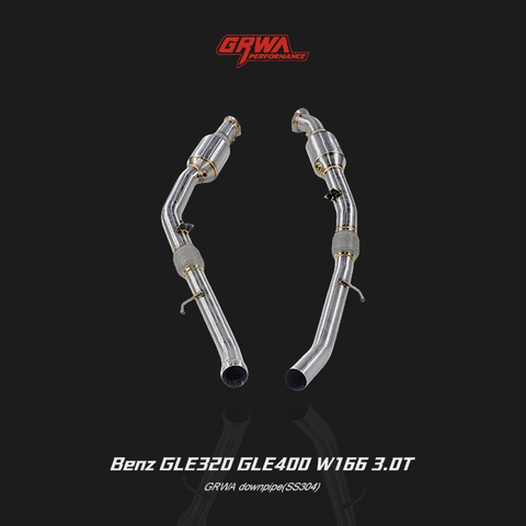  Mercedes-Benz GLE320 GLE400 W166 exhaust downpipe enhance turbo flow, improve exhaust efficiency and deliver sporty sound.