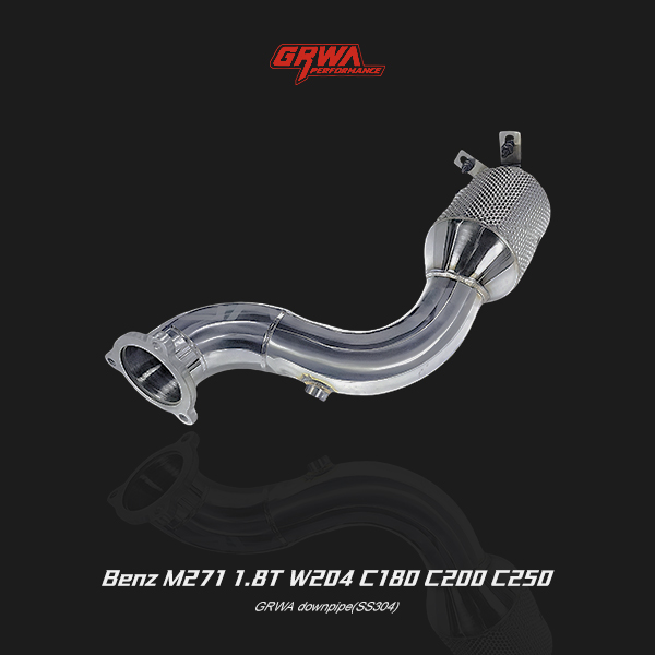  Mercedes W204 downpipe compatible with C180, C200 and C250 models, designed to boost performance and improve efficiency.