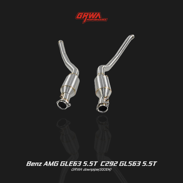 Premium T304 AMG GLE63 and GLS63 exhaust system for Mercedes performance upgrades, delivering aggressive AMG exhaust tone.