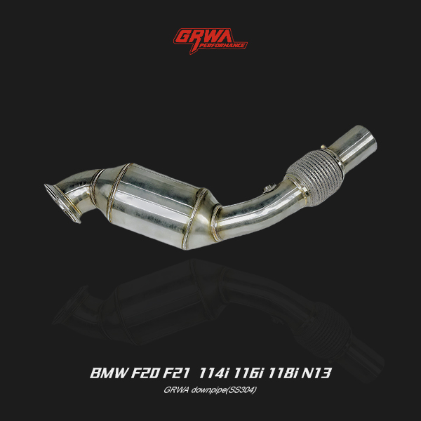 Precision-engineered BMW F20 116i downpipe enhances airflow and fits perfectly with BMW valvetronic exhaust system.