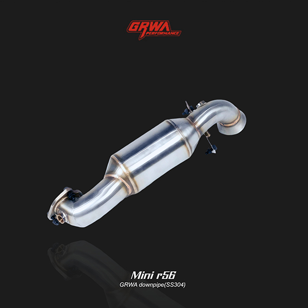 Mini Cooper R56 downpipe increases turbo efficiency and delivers a sportier exhaust tone for performance upgrades.