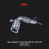 Mini Cooper S F54 downpipe boosts power, reduces backpressure and enhances exhaust tone for Mini Cooper S models.