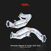 High-flow Porsche Macan S Turbo 3.0T downpipe for turbo back exhaust and Macan S exhaust upgrade.