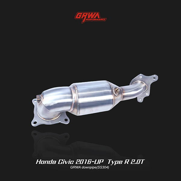 High-flow Honda Civic Type R 2.0T downpipe improves power and fits perfectly with Honda Civic Type R exhaust upgrades.