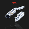 Ferrari F12 exhaust system downpipe provides high flow, better sound, and long-lasting stainless construction.