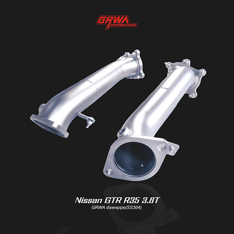 High-performance Nissan GTR R35 3.8T downpipe improves turbo response and GTR R35 exhaust system performance.