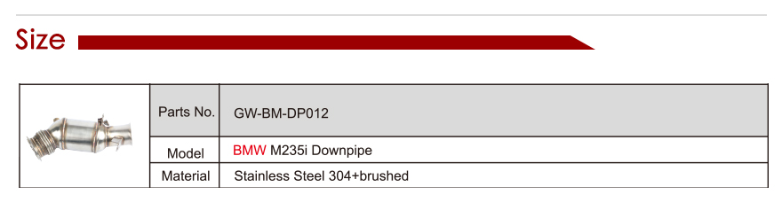 exhaust downpipe