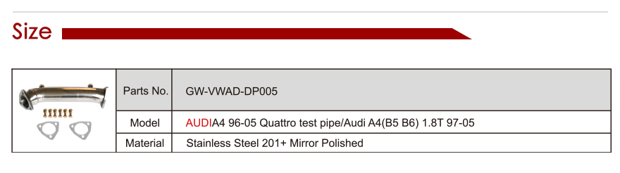 exhaust downpipe