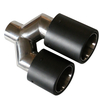 GRWA Stainless Steel 304 Carbon Fiber Exhaust Tip