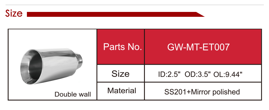 exhaust tip