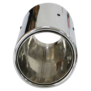GRWA High Stainless 201double Wall Mirror Polished Car Exhaust Tip