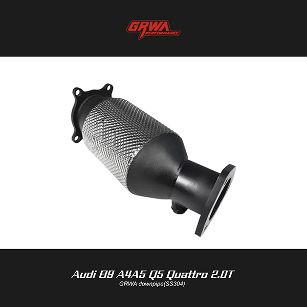 downpipe designed to upgrade airflow and strengthen audi a4 b9 downpipe performance for A5 and Q5 Quattro 2.0T owners.