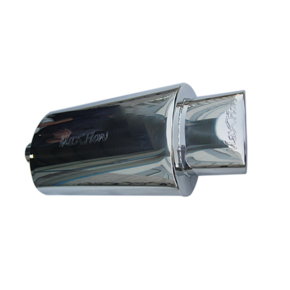 Universal Car Stainless Mirror Polished Exhaust Muffler