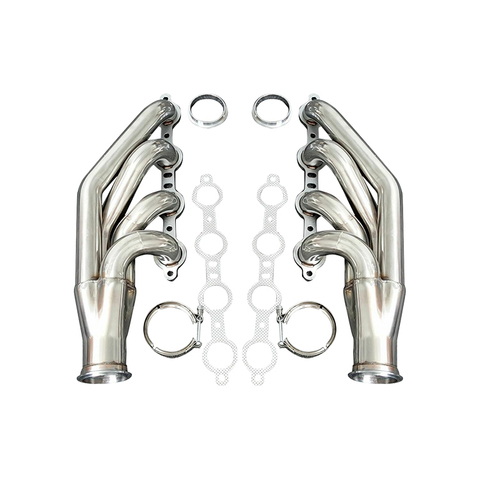 Chery 97-14 Small Block V8 Ls1 Camaro Stainless Steel 304 Mirror Polished Exhaust Header