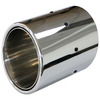 GRWA High Stainless 201double Wall Mirror Polished Car Exhaust Tip
