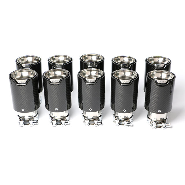 Hot Sale Carbon Fiber Stainless Steel 304 Exhaust Tip
