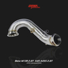 Premium exhaust downpipe for Mercedes A45/A45S 2.0T, enhancing AMG A45 tuning and performance.