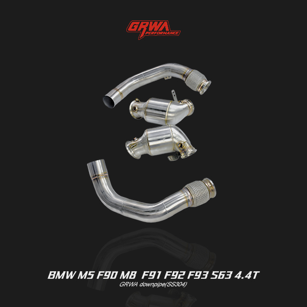 Stainless steel BMW M8 exhaust system improves airflow, turbo efficiency, and performance with precision fitment.