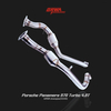 Precision downpipe improves turbo spool for Porsche Panamera turbo and porsche panamera turbo downpipes.