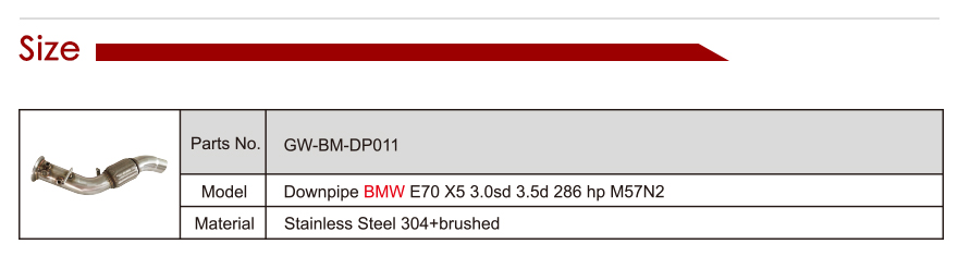 exhaust downpipe