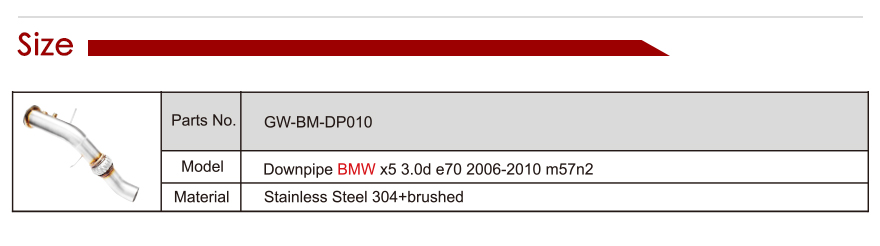 exhaust downpipe