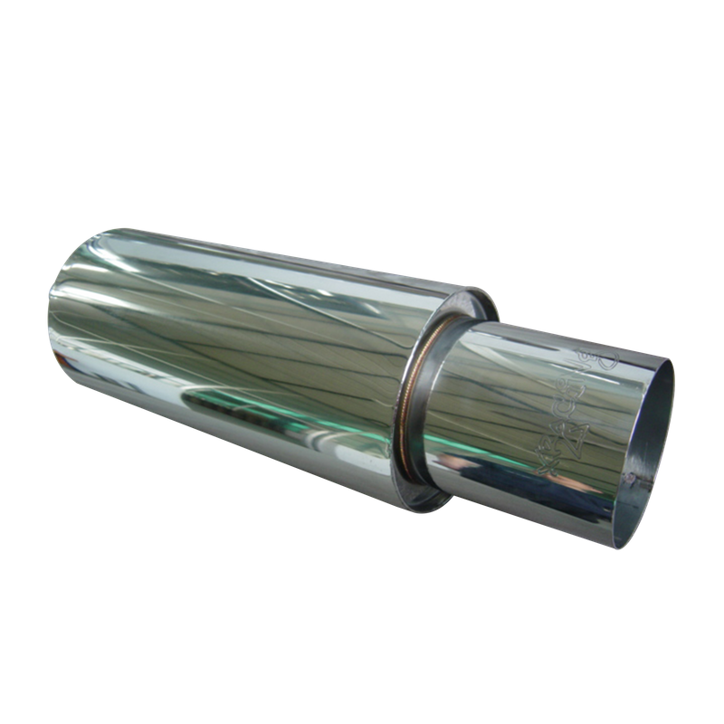 Racing Universal Stainless Steel 201 Sports Rear Exhaust Muffler for Car