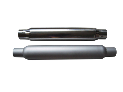 GRWA Lron SILVER Painted Exhaust Muffler