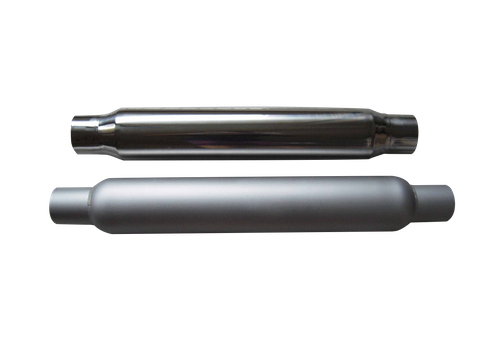 GRWA Lron SILVER Painted Exhaust Muffler