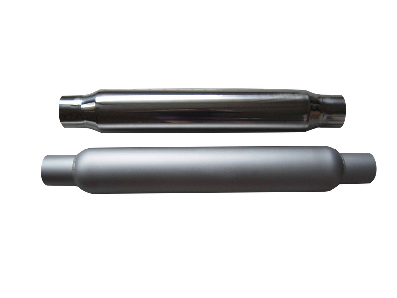 GRWA Lron SILVER Painted Exhaust Muffler