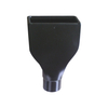 Grwa Universal Ss409 Black Painted Single Wall Exhaust Tip