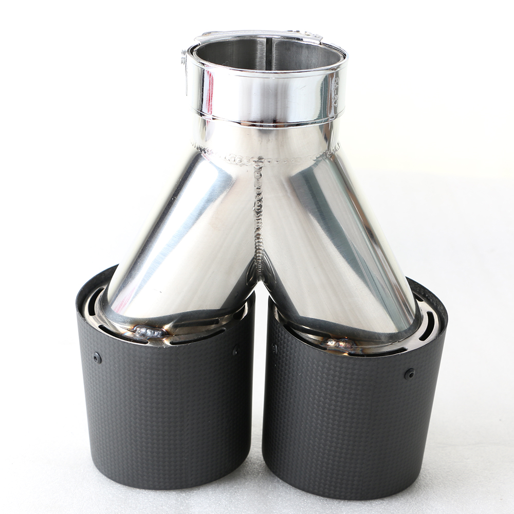 Stainless Steel Carbon Fiber Exhaust Tip