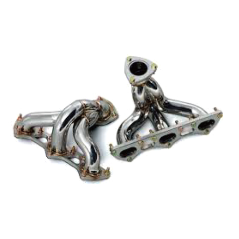 PORSCHE 996 TWIN TURBO Stainless Steel 344 Mirror Polished Exhaust Header