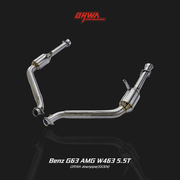 High-performance G Class exhaust kit for Mercedes G63 AMG W463, boosting AMG sound and performance.