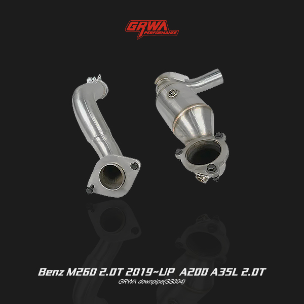 Mercedes exhaust pipe upgrade for Benz hatchback A200 / A35L 2.0T, improving airflow, AMG exhaust sound and performance