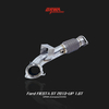 Precision-built Fiesta ST downpipe enhances turbo spool, power, and Fiesta ST exhaust tone.