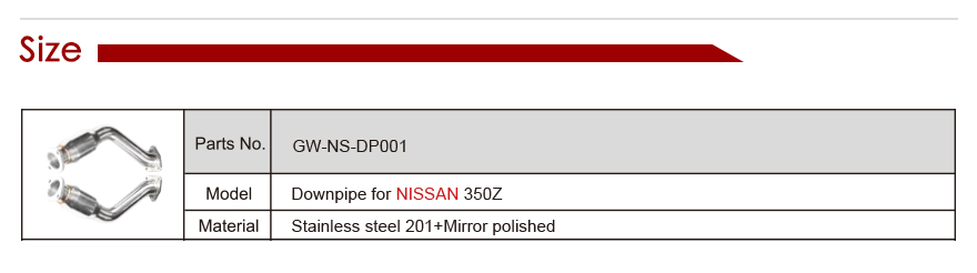 exhaust downpipe