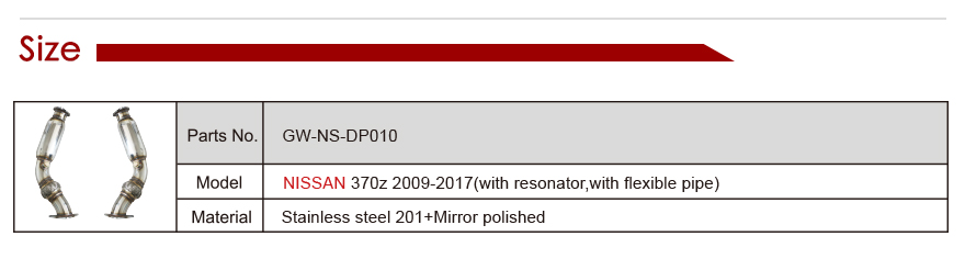 exhaust downpipe