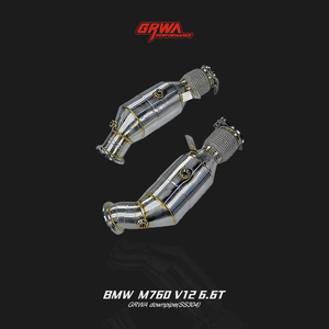High-performance BMW M760 V12 downpipe improves turbo response, flow, and power for M760 xDrive exhaust system upgrade.