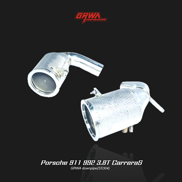  High-flow 3.8T downpipe improves airflow and supports porsche 992 exhaust and 911 carrera s upgrades.