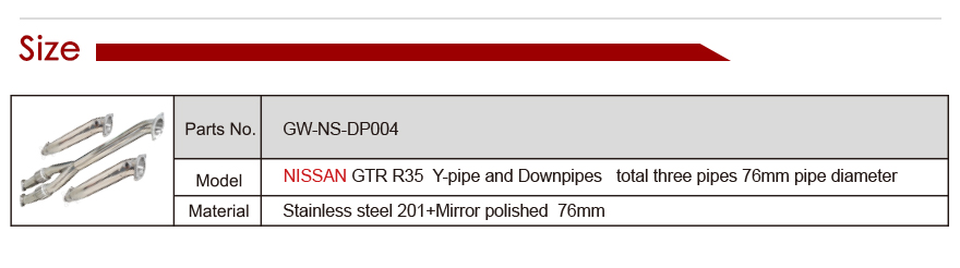 exhaust downpipe