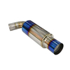 4.5"BURNT TIP MUFFLER RACING HI-POWER CATBACK EXHAUST FOR 09-14 370Z Z34 VQ37VHR Titanium Alloy Exhaust System