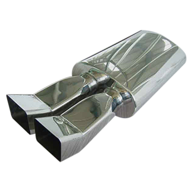 Dual Universal Car Rear Exhaust Muffler