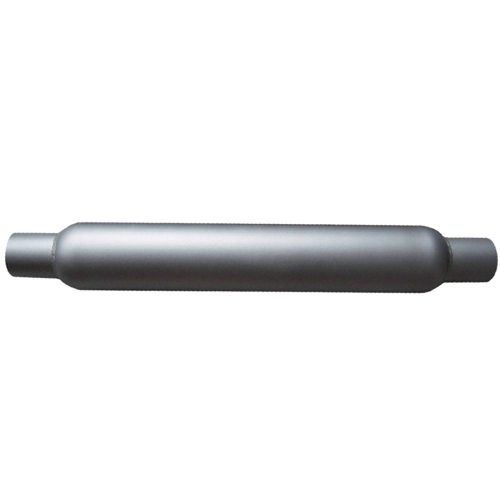 GRWA Lron SILVER Painted Exhaust Muffler