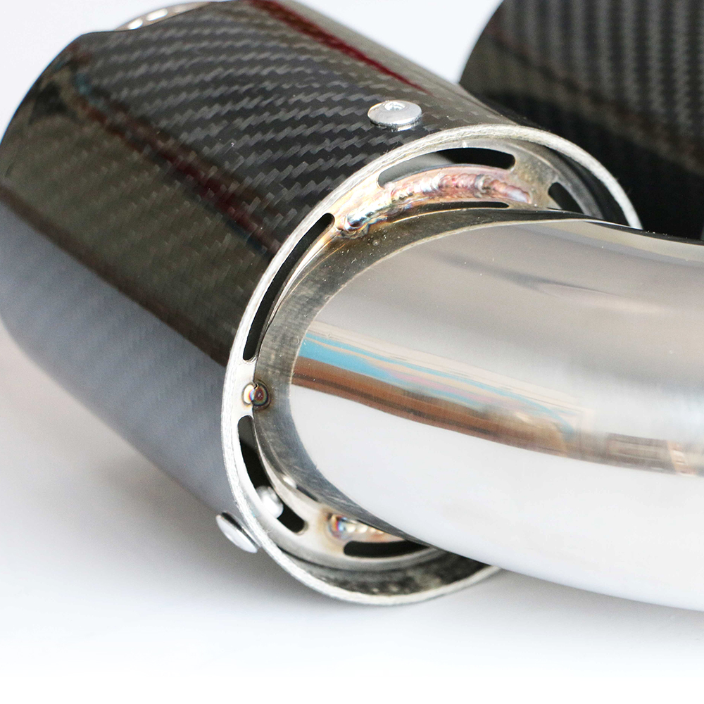 High Quality Stainless Steel 304 Carbon Fiber Exhaust Tip