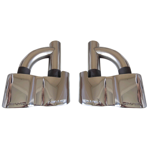 Mercedes Benz W221 S65 Stainless Steel Exhaust Tip