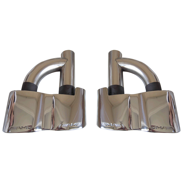 Mercedes Benz W221 S65 Stainless Steel Exhaust Tip
