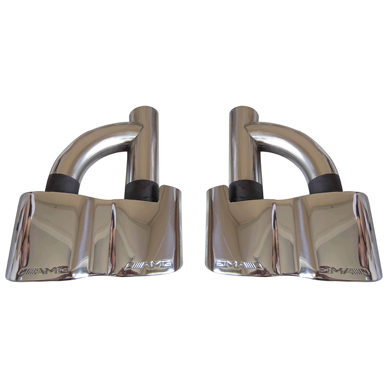 Mercedes Benz W221 S65 Stainless Steel Exhaust Tip