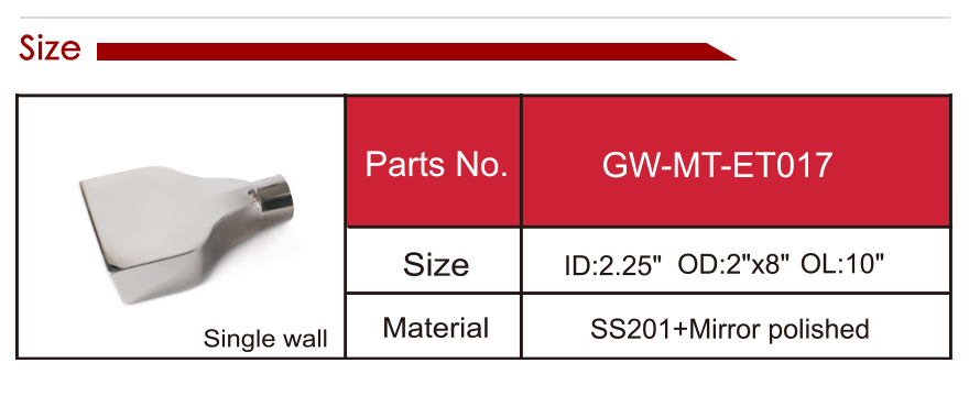exhaust tip