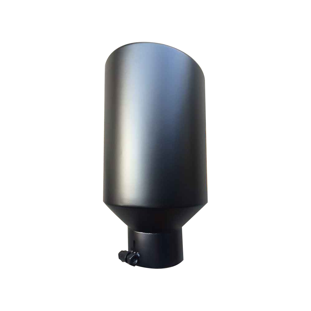 Matte Black Rolled Stainless Steel 409 Diesel Tip