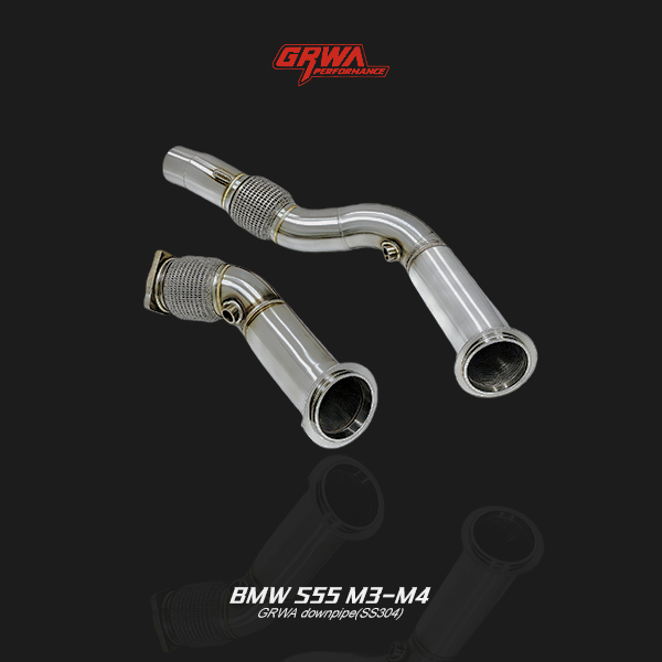 Precision-crafted S55 downpipes for BMW M3 and M4 improve exhaust tone, airflow, and turbo efficiency.